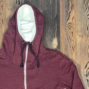 Burton Dryride Minxy Full Zip Fleece Hoodie Burgundy Heather Women's Medium